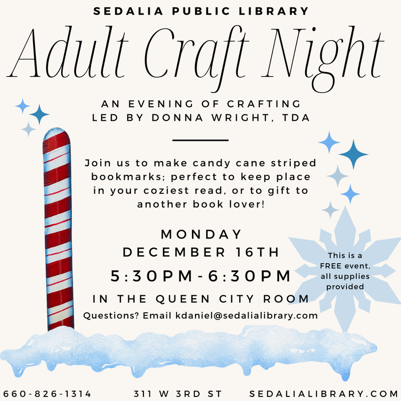 Create and Connect: An Adult Craft Night