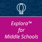 Explora for Middle School Explora for Middle School Button
